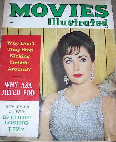 MOVIES ILLUSTRATED magazine side cover June 1960